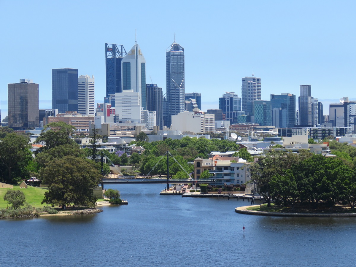 Perth látképe (illusztráció)