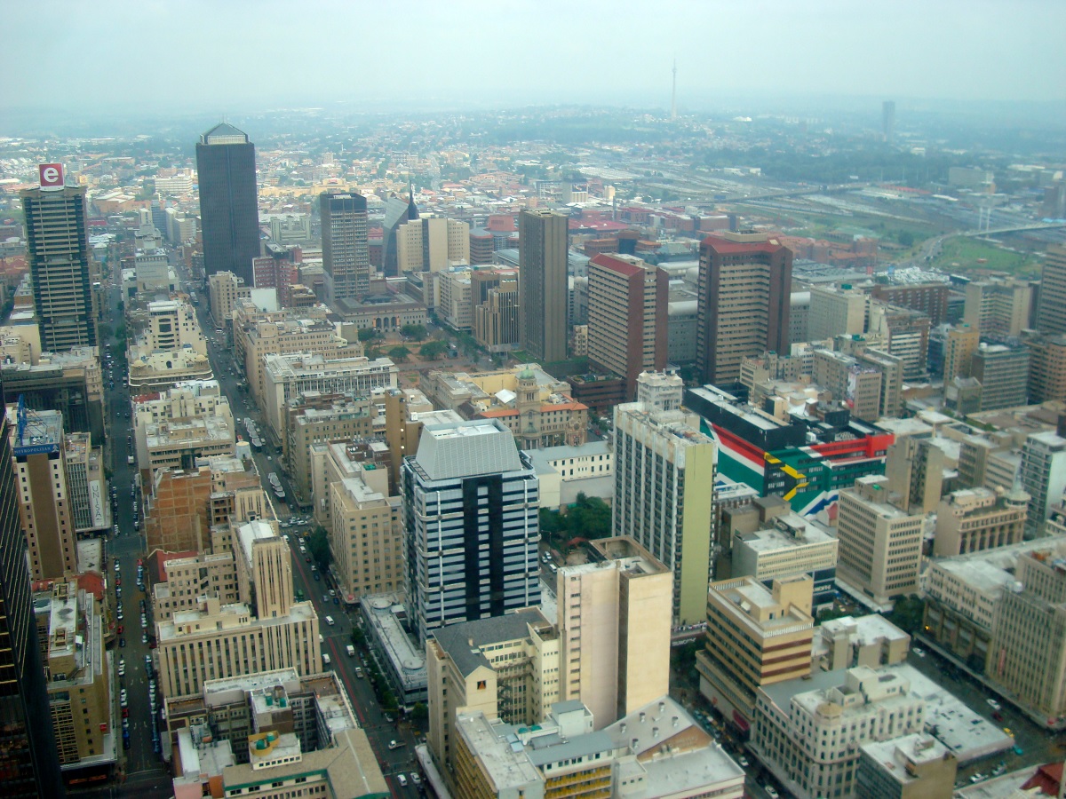 Részlet Johannesburg belvárosából