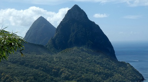 A Saint Lucia-i Piton-hegyek