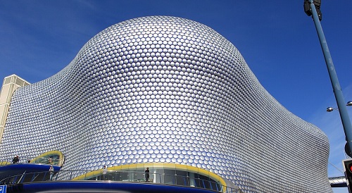 Birmingham egyik nevezetes épülete, a 2003-ban elkészült Selfridges Épület