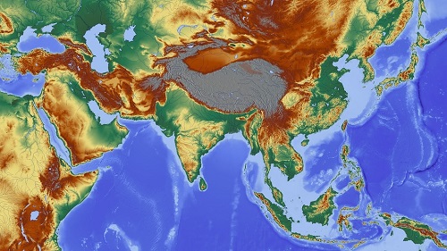 Ázsia térképe