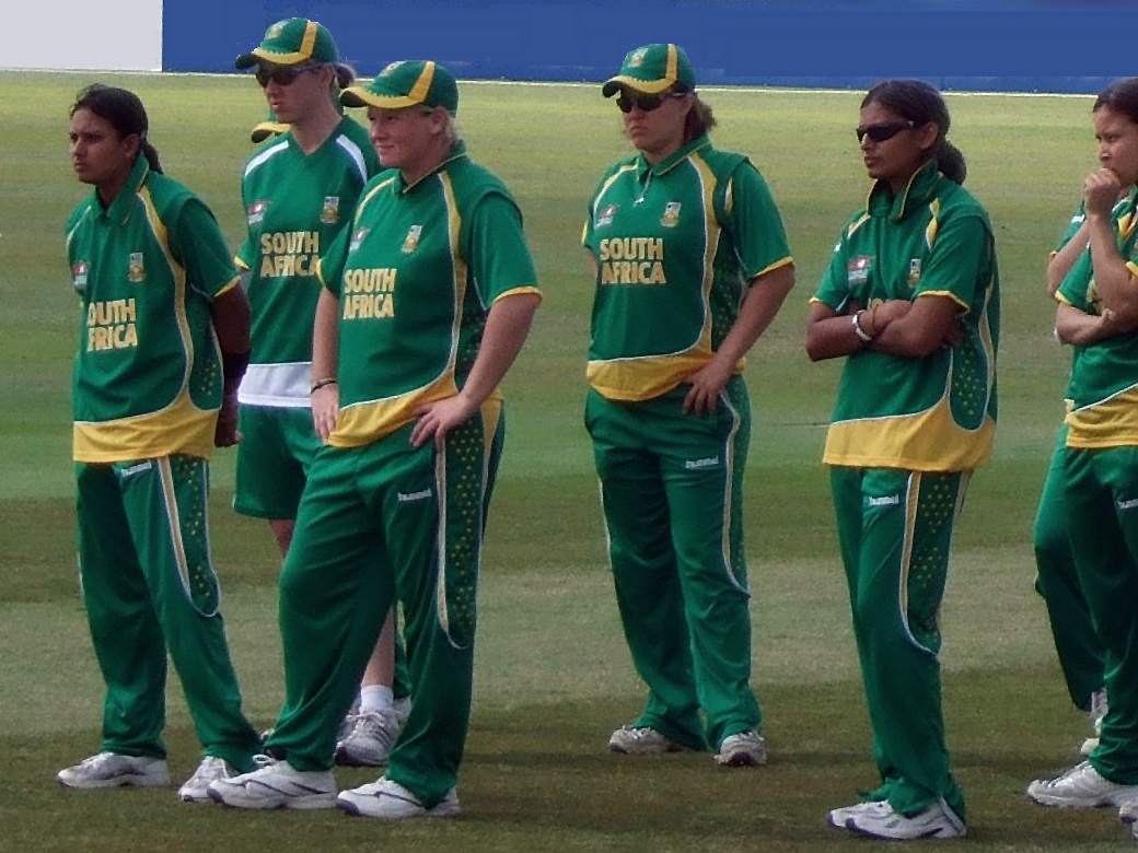 A dél-afrikai női válogatott egy része egy régebbi képen (2009) (illusztráció)