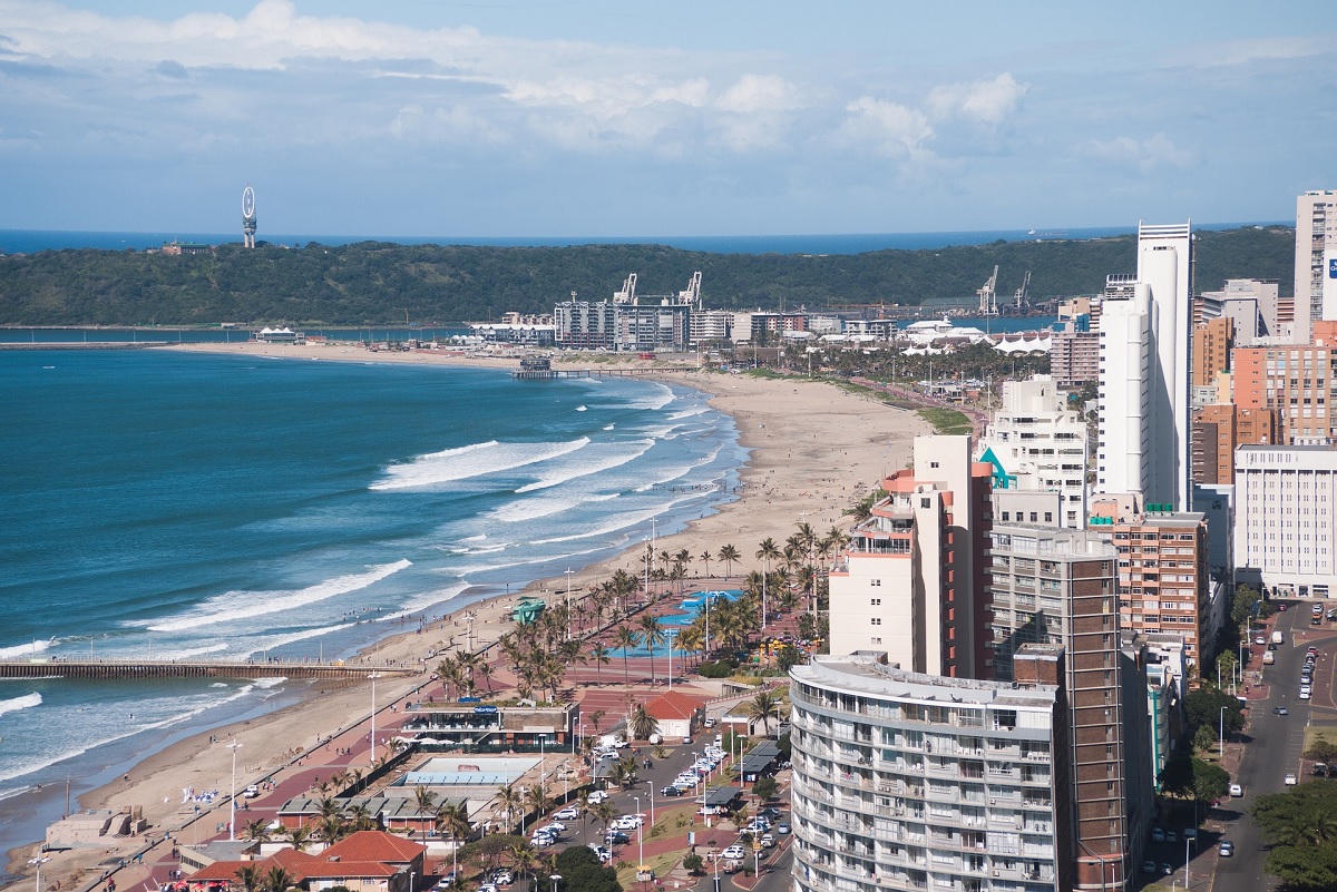 Részlet Durban tengerpartjából (illusztráció)