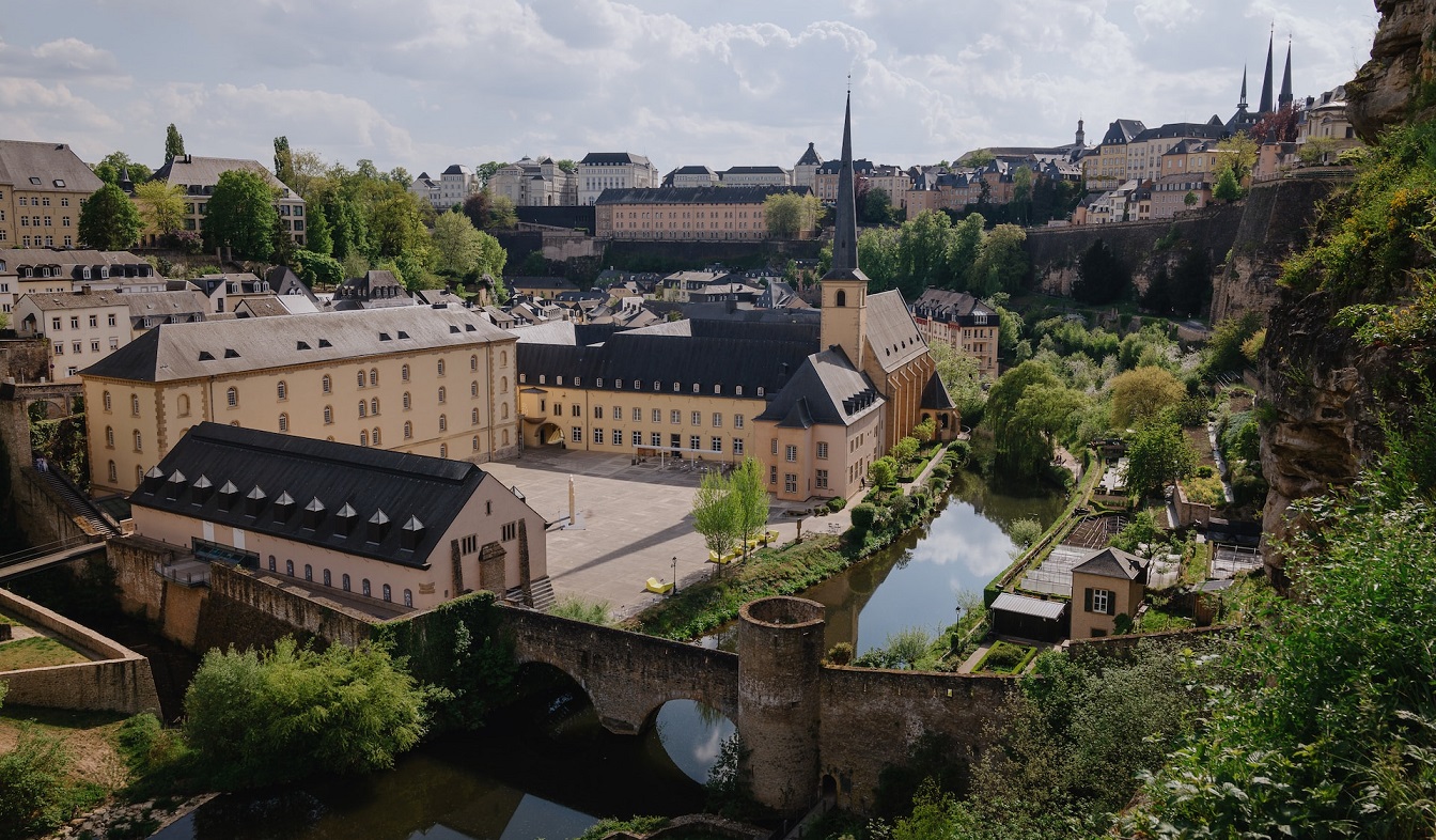 A luxemburgi főváros látképe (illusztráció)