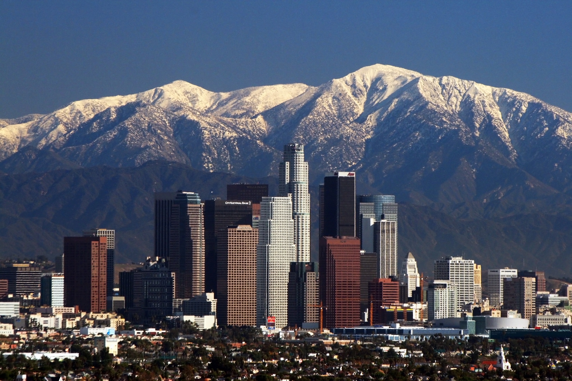 Los Angeles látképe (illusztráció)