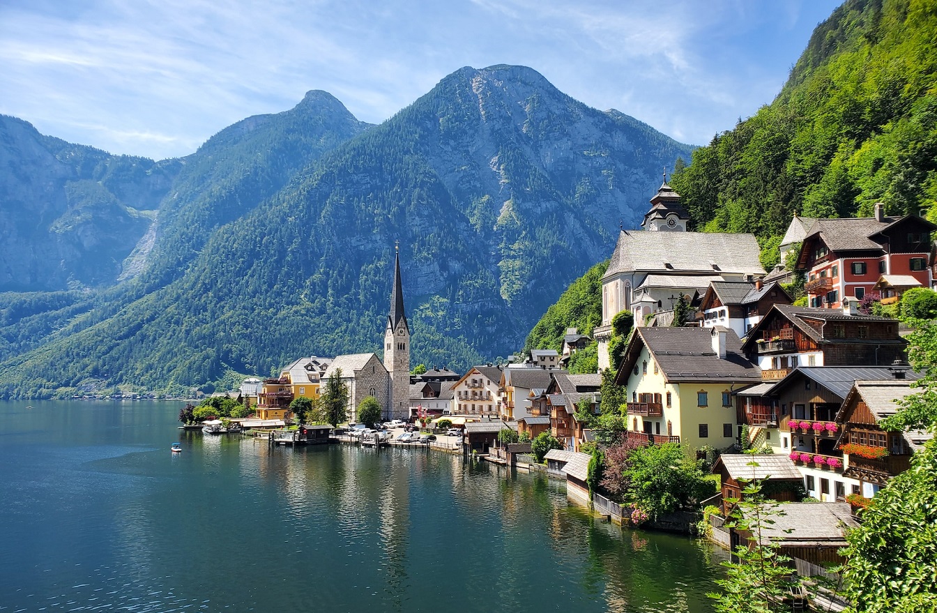 Az ausztriai Hallstatt láképe (illusztráció)