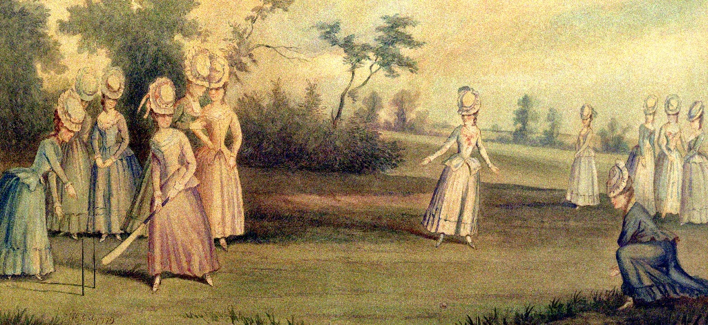 Női krikett a 18. században