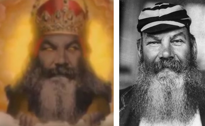 W. G. Grace krikettjátékos a Gyalog galoppban és a valóságban